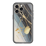 スリムプロテクションプレミアムケース with MagSafe［ Marble Nuance Painting Black ］