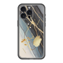 スリムプロテクションプレミアムケース with MagSafe［ Marble Nuance Painting Black ］