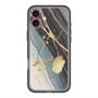 スリムプロテクションプレミアムケース with MagSafe［ Marble Nuance Painting Black ］
