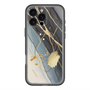 スリムプロテクションプレミアムケース with MagSafe［ Marble Nuance Painting Black ］