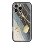 スリムプロテクションプレミアムケース with MagSafe［ Marble Nuance Painting Black ］