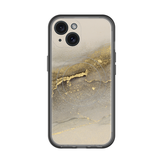 スリムプロテクションプレミアムケース with MagSafe［ Marble Gray ］