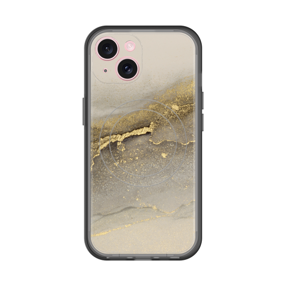 スリムプロテクションプレミアムケース with MagSafe［ Marble Gray ］