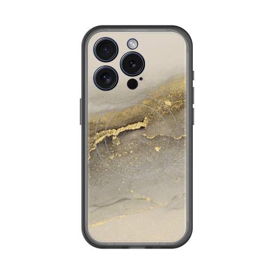 スリムプロテクションプレミアムケース with MagSafe［ Marble Gray ］