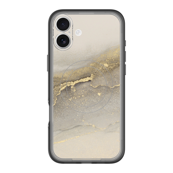スリムプロテクションプレミアムケース with MagSafe［ Marble Gray ］