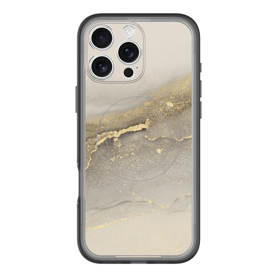 スリムプロテクションプレミアムケース with MagSafe［ Marble Gray ］