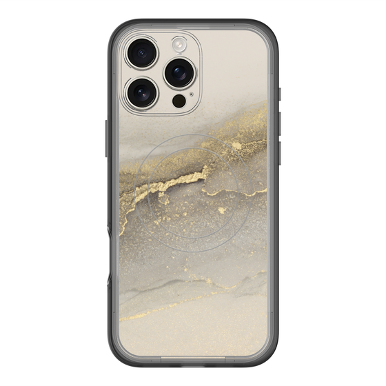スリムプロテクションプレミアムケース with MagSafe［ Marble Gray ］