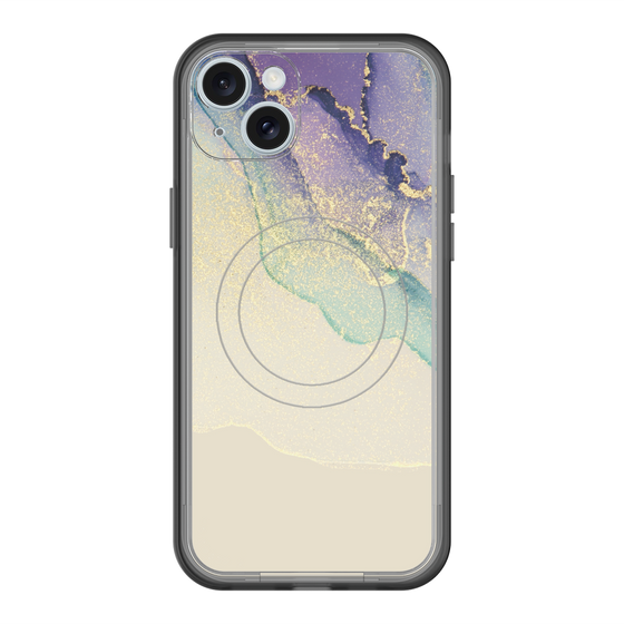 スリムプロテクションプレミアムケース with MagSafe［ Marble Purple ］