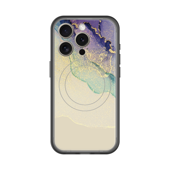 スリムプロテクションプレミアムケース with MagSafe［ Marble Purple ］