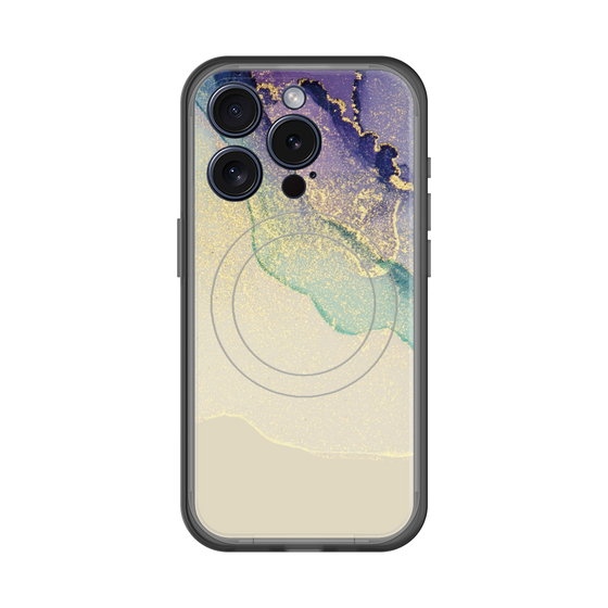 スリムプロテクションプレミアムケース with MagSafe［ Marble Purple ］