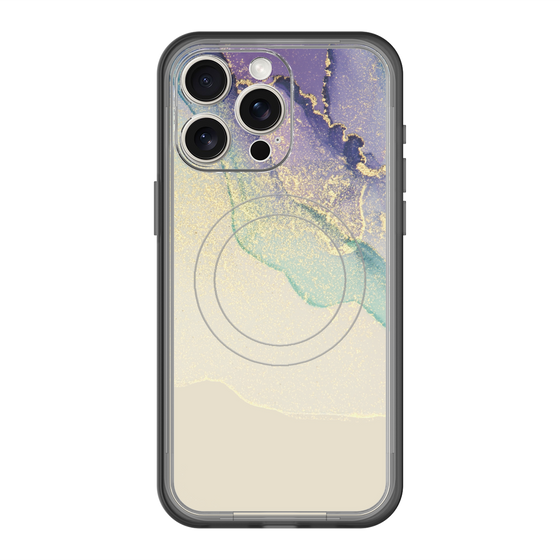 スリムプロテクションプレミアムケース with MagSafe［ Marble Purple ］