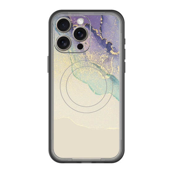 スリムプロテクションプレミアムケース with MagSafe［ Marble Purple ］