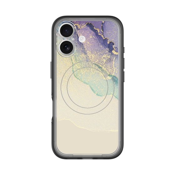 スリムプロテクションプレミアムケース with MagSafe［ Marble Purple ］