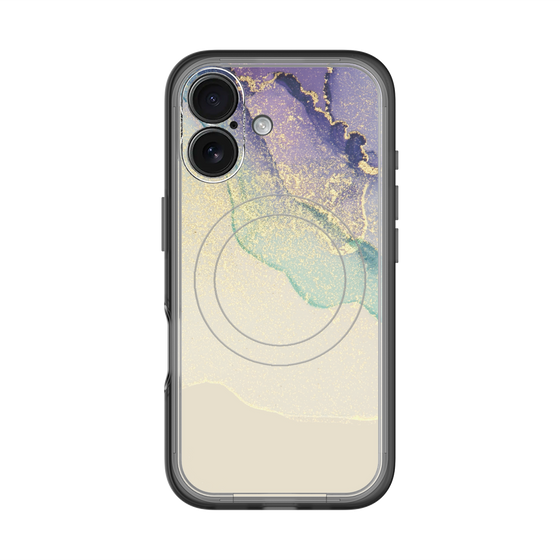 スリムプロテクションプレミアムケース with MagSafe［ Marble Purple ］