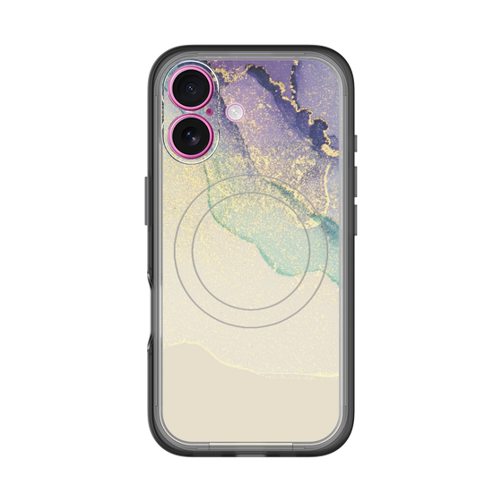 スリムプロテクションプレミアムケース with MagSafe［ Marble Purple ］
