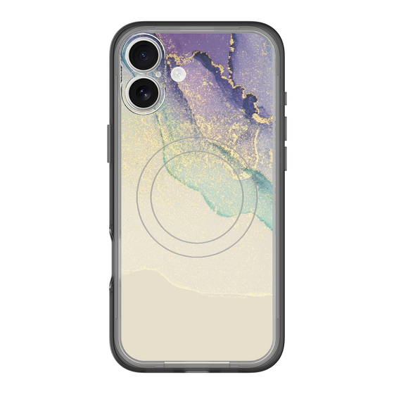 スリムプロテクションプレミアムケース with MagSafe［ Marble Purple ］