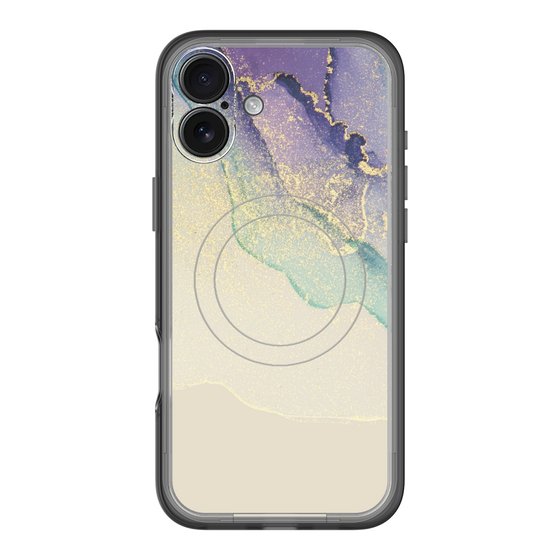 スリムプロテクションプレミアムケース with MagSafe［ Marble Purple ］