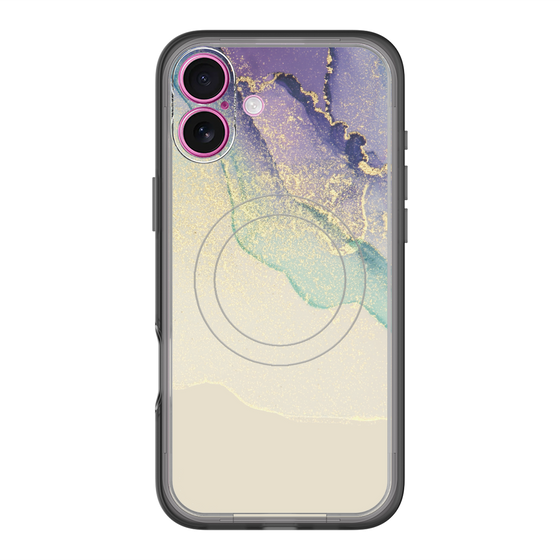 スリムプロテクションプレミアムケース with MagSafe［ Marble Purple ］