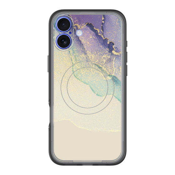 スリムプロテクションプレミアムケース with MagSafe［ Marble Purple ］