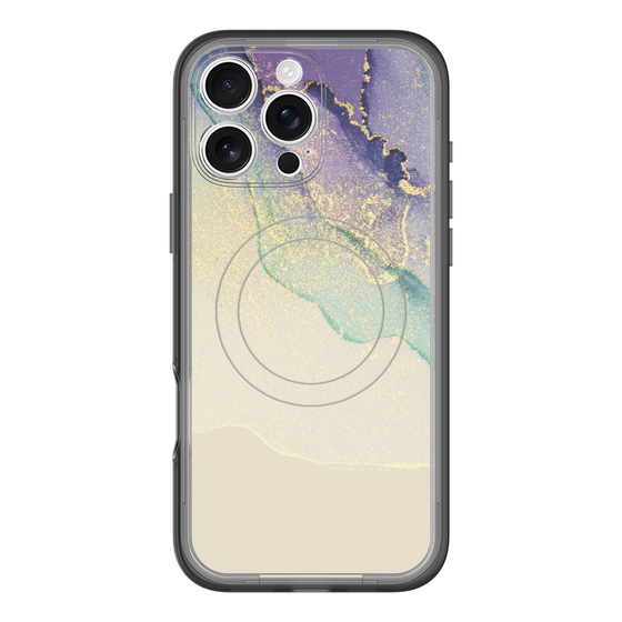 スリムプロテクションプレミアムケース with MagSafe［ Marble Purple ］