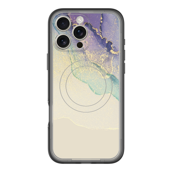 スリムプロテクションプレミアムケース with MagSafe［ Marble Purple ］