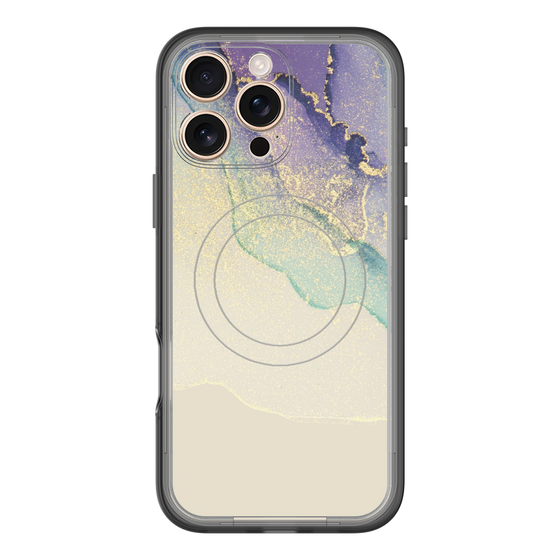 スリムプロテクションプレミアムケース with MagSafe［ Marble Purple ］