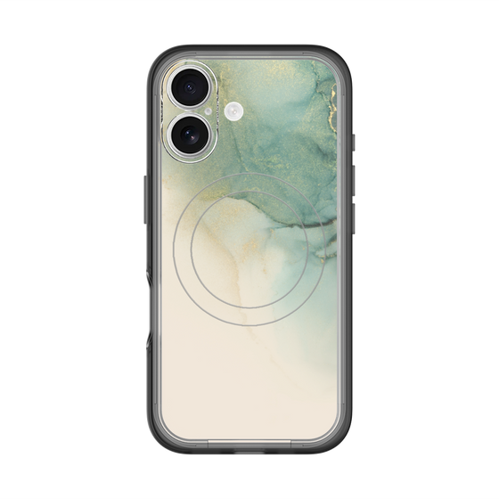 スリムプロテクションプレミアムケース with MagSafe［ Marble Green ］