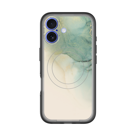 スリムプロテクションプレミアムケース with MagSafe［ Marble Green ］