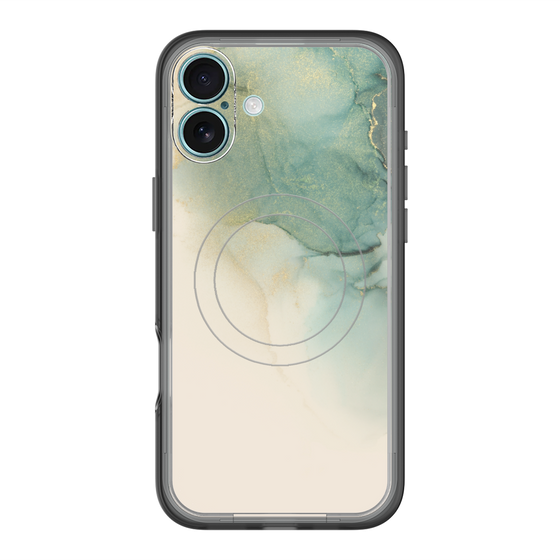 スリムプロテクションプレミアムケース with MagSafe［ Marble Green ］