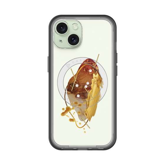 スリムプロテクションプレミアムケース with MagSafe［ Nuance Painting Brown ］