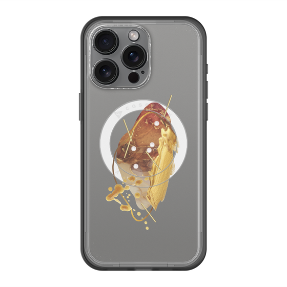 スリムプロテクションプレミアムケース with MagSafe［ Nuance Painting Brown ］