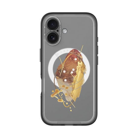 スリムプロテクションプレミアムケース with MagSafe［ Nuance Painting Brown ］