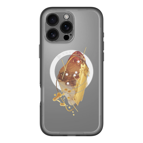 スリムプロテクションプレミアムケース with MagSafe［ Nuance Painting Brown ］
