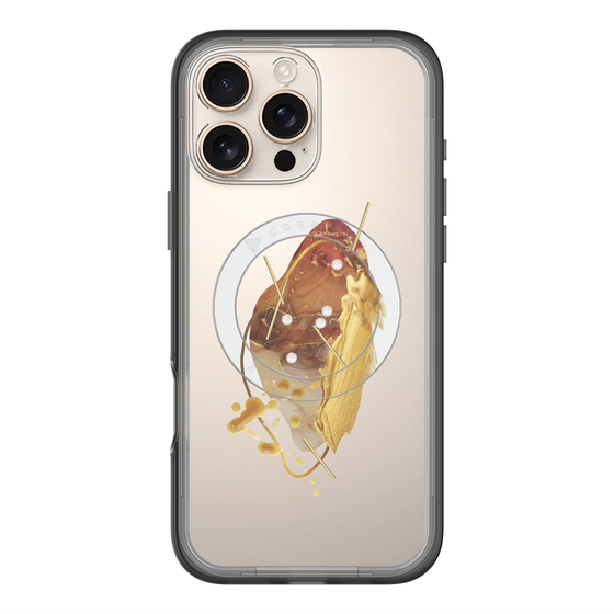 スリムプロテクションプレミアムケース with MagSafe［ Nuance Painting Brown ］
