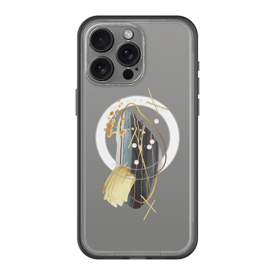 スリムプロテクションプレミアムケース with MagSafe［ Nuance Painting Black ］