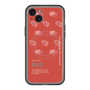 スリムプロテクションプレミアムケース with MagSafe［ RED-Meat ］