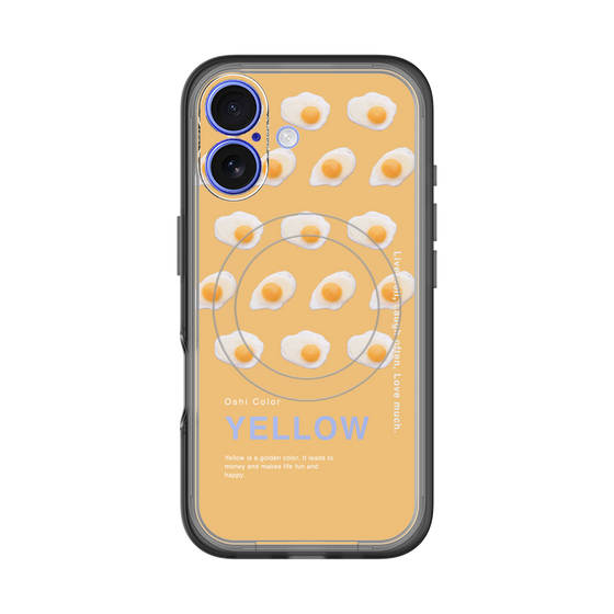 スリムプロテクションプレミアムケース with MagSafe［ YELLOW-Egg ］