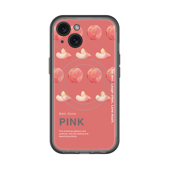 スリムプロテクションプレミアムケース with MagSafe［ PINK-Peach ］