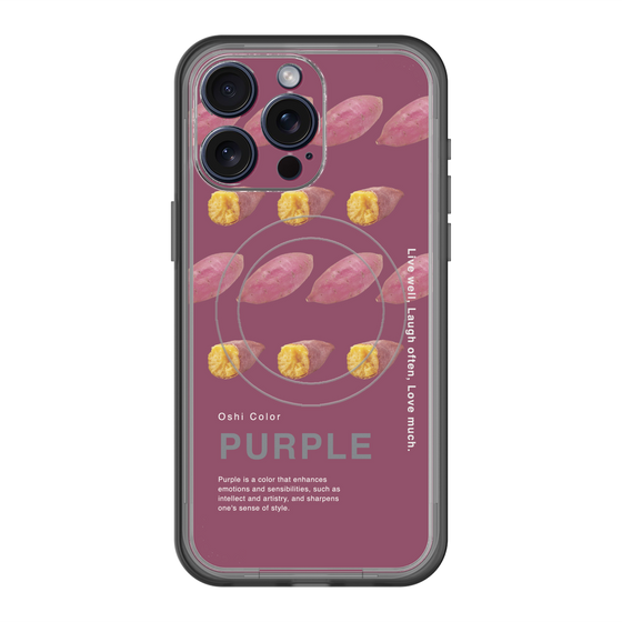 スリムプロテクションプレミアムケース with MagSafe［ PURPLE-Sweet potato ］