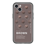 スリムプロテクションプレミアムケース with MagSafe［ BROWN-Chocolate ］