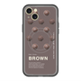 スリムプロテクションプレミアムケース with MagSafe［ BROWN-Chocolate ］