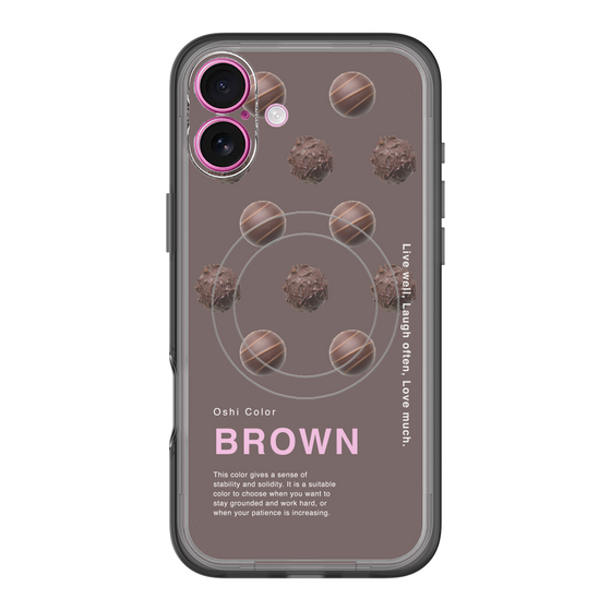 スリムプロテクションプレミアムケース with MagSafe［ BROWN-Chocolate ］