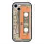 スリムプロテクションプレミアムケース with MagSafe［ RETORO CASSETTE TAPE - Skeleton Orange ］