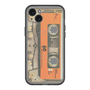 スリムプロテクションプレミアムケース with MagSafe［ RETORO CASSETTE TAPE - Skeleton Orange ］