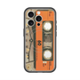 スリムプロテクションプレミアムケース with MagSafe［ RETORO CASSETTE TAPE - Skeleton Orange ］