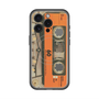 スリムプロテクションプレミアムケース with MagSafe［ RETORO CASSETTE TAPE - Skeleton Orange ］
