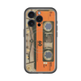 スリムプロテクションプレミアムケース with MagSafe［ RETORO CASSETTE TAPE - Skeleton Orange ］