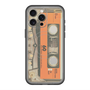 スリムプロテクションプレミアムケース with MagSafe［ RETORO CASSETTE TAPE - Skeleton Orange ］