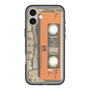スリムプロテクションプレミアムケース with MagSafe［ RETORO CASSETTE TAPE - Skeleton Orange ］