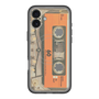 スリムプロテクションプレミアムケース with MagSafe［ RETORO CASSETTE TAPE - Skeleton Orange ］